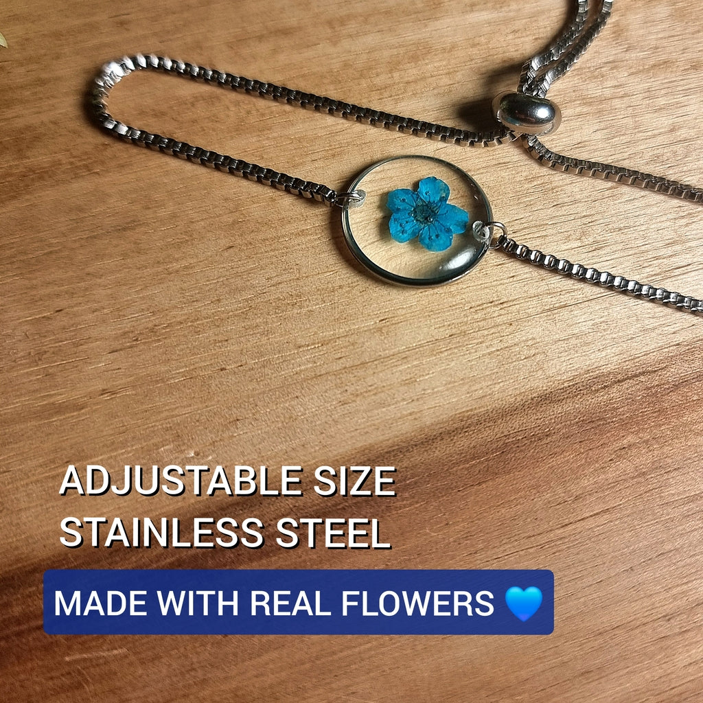 Deep Blue | Round | Silver | Bracelet