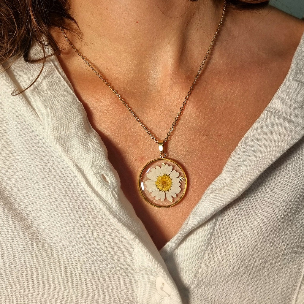 Margarida | Redondo | Ouro | Colar