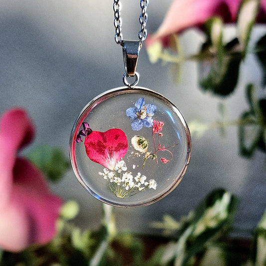 Lieber Frühling | Rund | Silber | Halskette