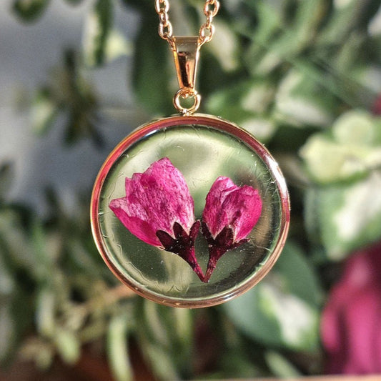 Cherry Blossom | Round | Gold | Necklace
