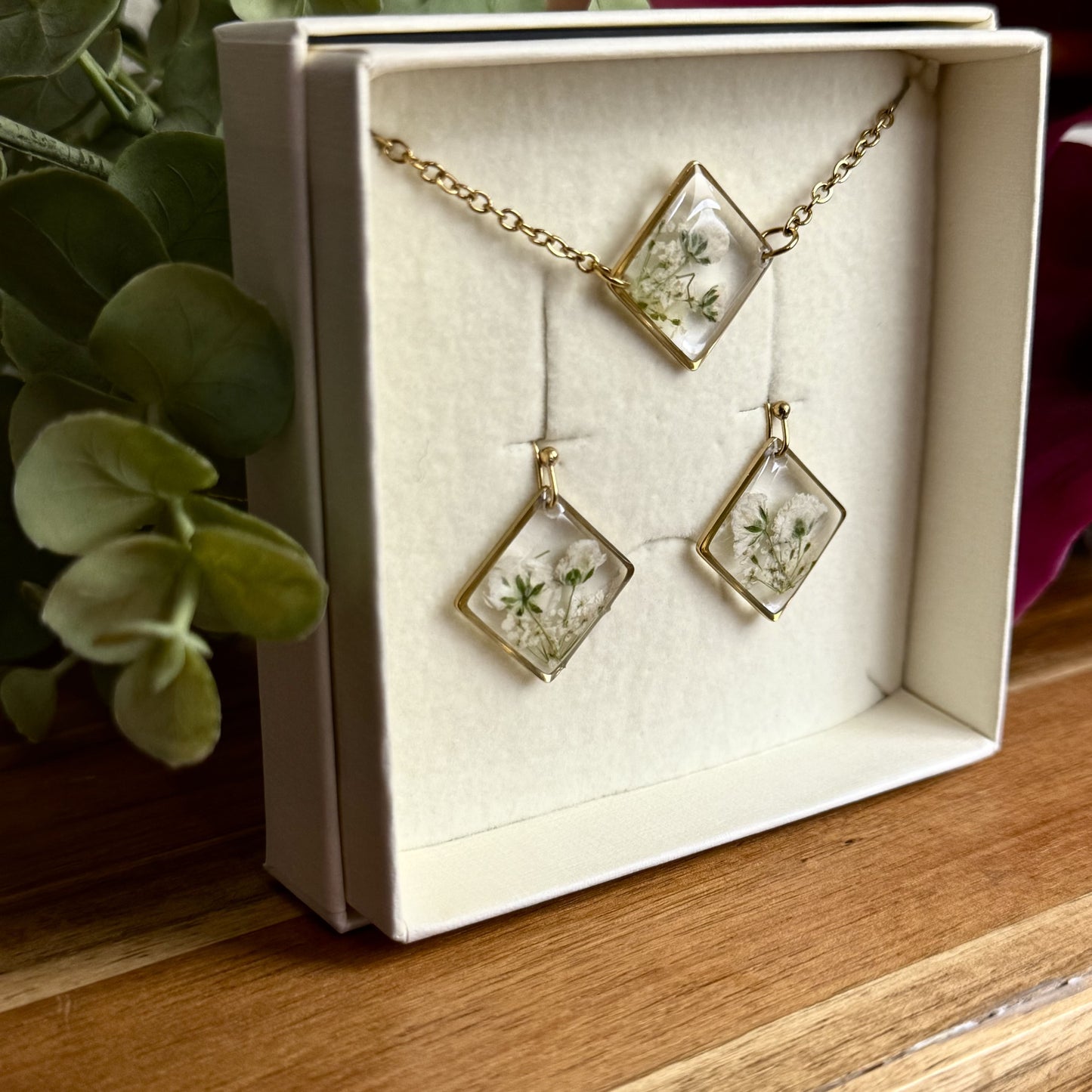 Cenoura Selvagem Conjunto | Ouro | Pulseira e Brincos